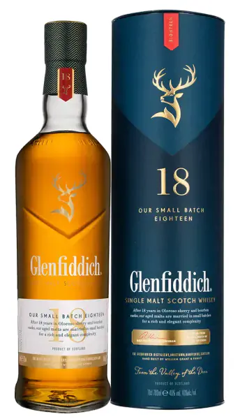 Glenfiddich 18 Years Old в подарочной упаковке, 0.7