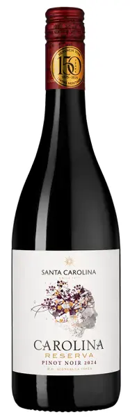 Carolina Reserva Pinot Noir, 0.75
Каролина Ресерва Пино Нуар, красное сухое