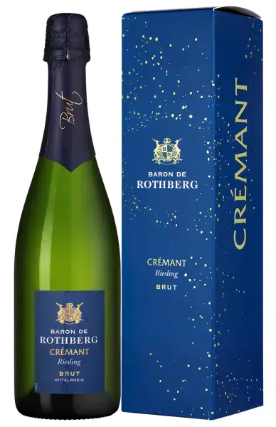Baron de Rothberg Cremant в подарочной упаковке, 0.75
Барон де Ротберг Креман брют рислинг в ПУ, белое брют, фото 1 из 2