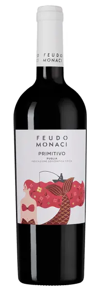 Primitivo Feudo Monaci, 0.75
Феудо Моначи Примитиво, фото 1 из 2