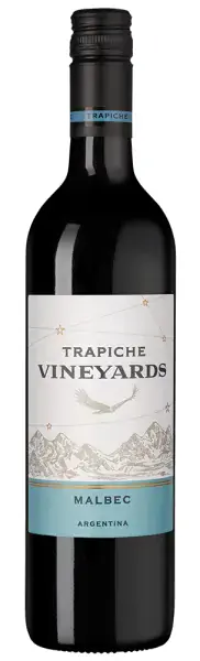 Malbec Vineyards, 0.75
Трапиче Виньярдс Мальбек, красное п/сухое, фото 1 из 2